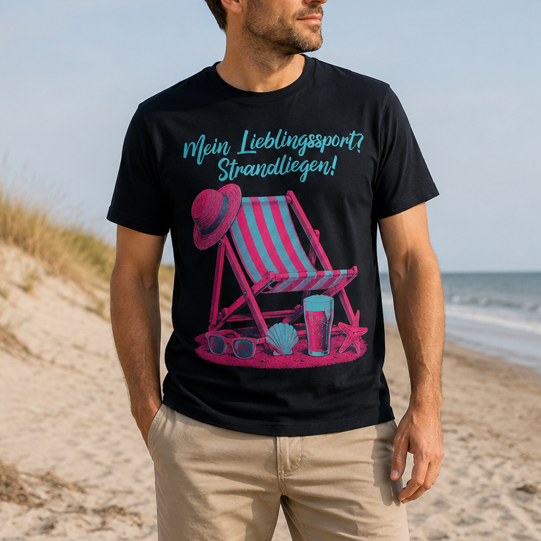 HigherBlanks Premium T-Shirt Strandliegen