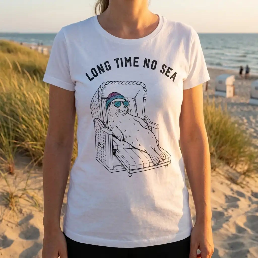 T-Shirt Long Time No Sea