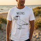T-Shirt MEINS – Möwe mit Fischbrötchen