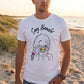 T-Shirt Say, Beach! – Sonnenuntergang im Sucher