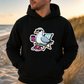 Hoodie Feierabendmöwe – Kaffee, Liegestuhl, Ruhe