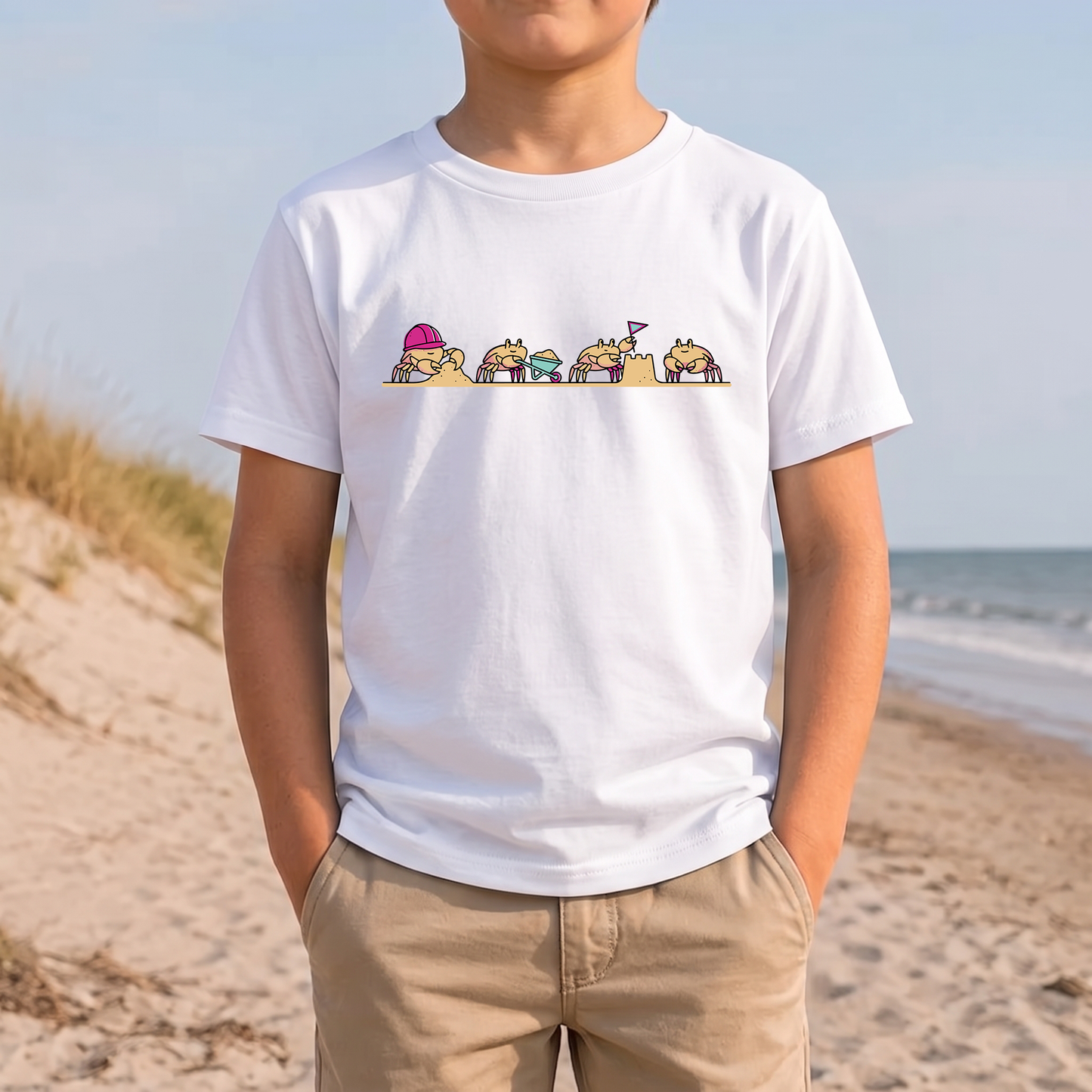 Shirt Kids Krabbenbaustelle