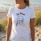 T-Shirt Say, Beach! – Sonnenuntergang im Sucher