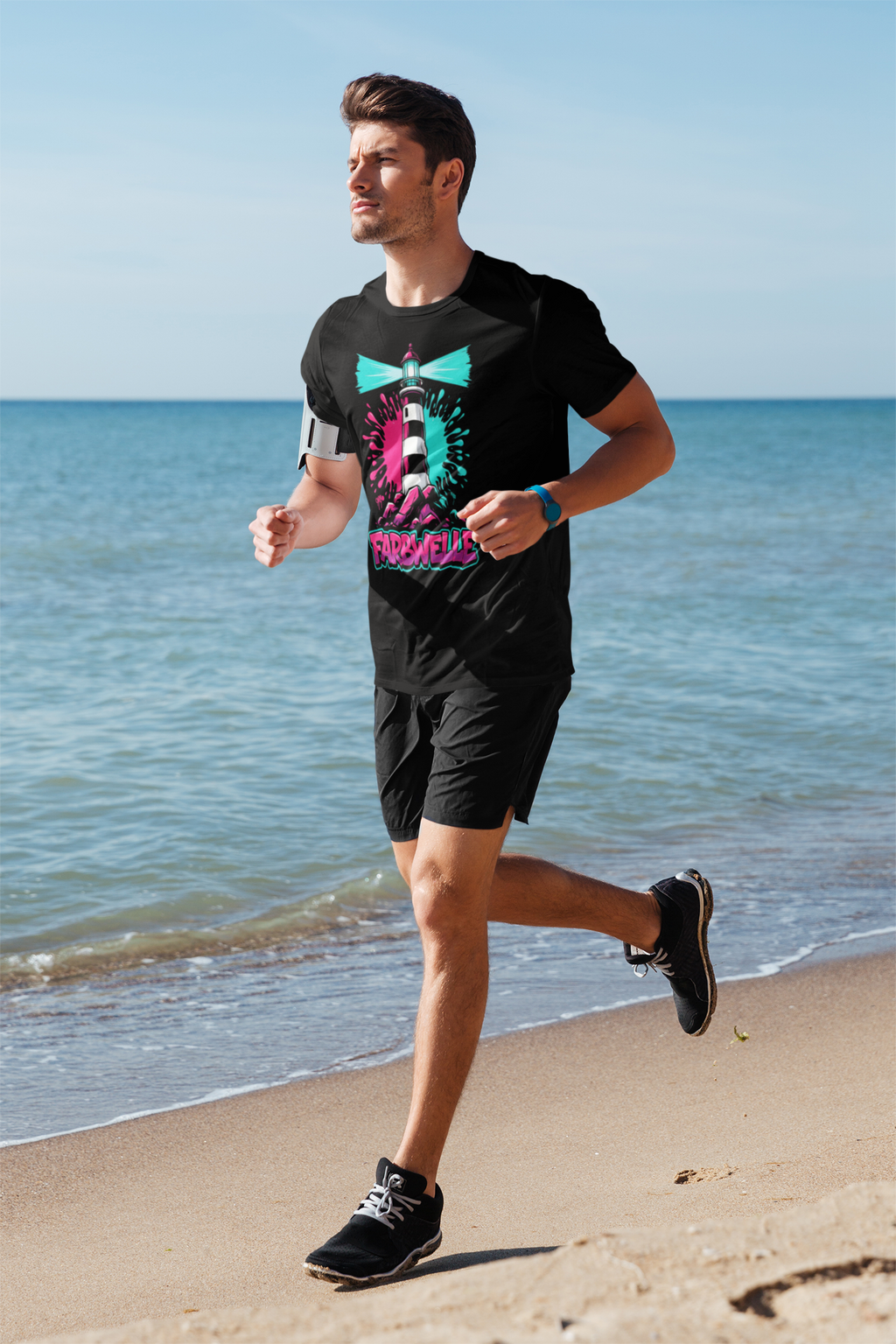 Männer Premium T-Shirt Leuchtturm